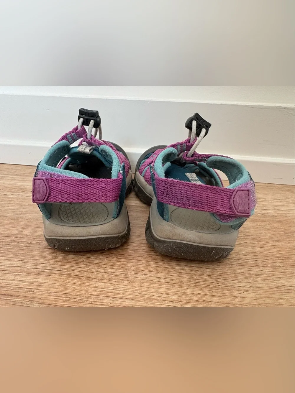 KEEN Toddler Newport Boundless Closed Toe Sandal Legion Blue and Willow Herb 8
